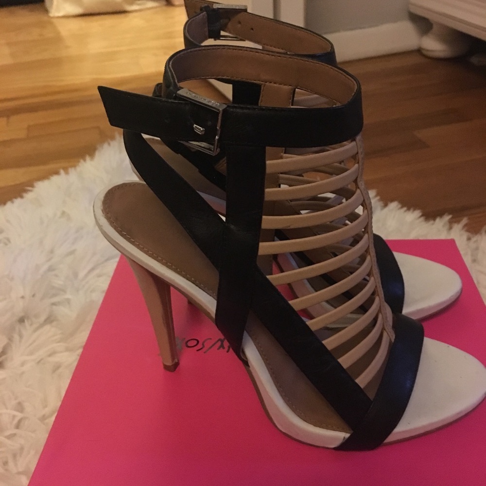 Sexy multicolored heels